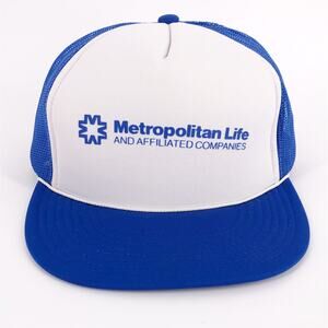 90s Metropolitan Life trucker hat 1990s vintage